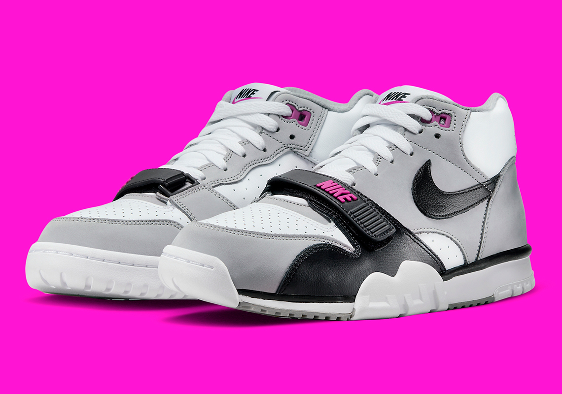 Nike Air Trainer 1 White Grey Black Pink FN6885-062 | SneakerNews.com