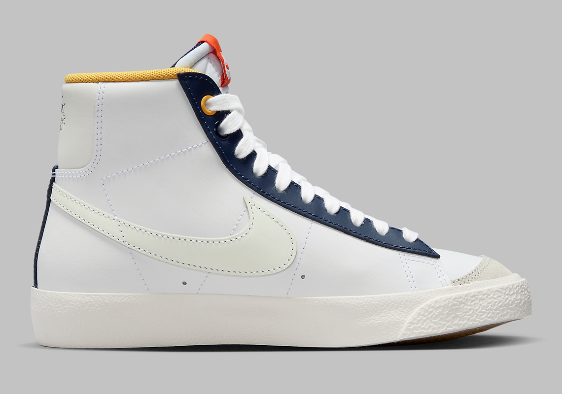 Colorful Swooshes Appear On The Nike Blazer Mid '77 Color Code Pack •