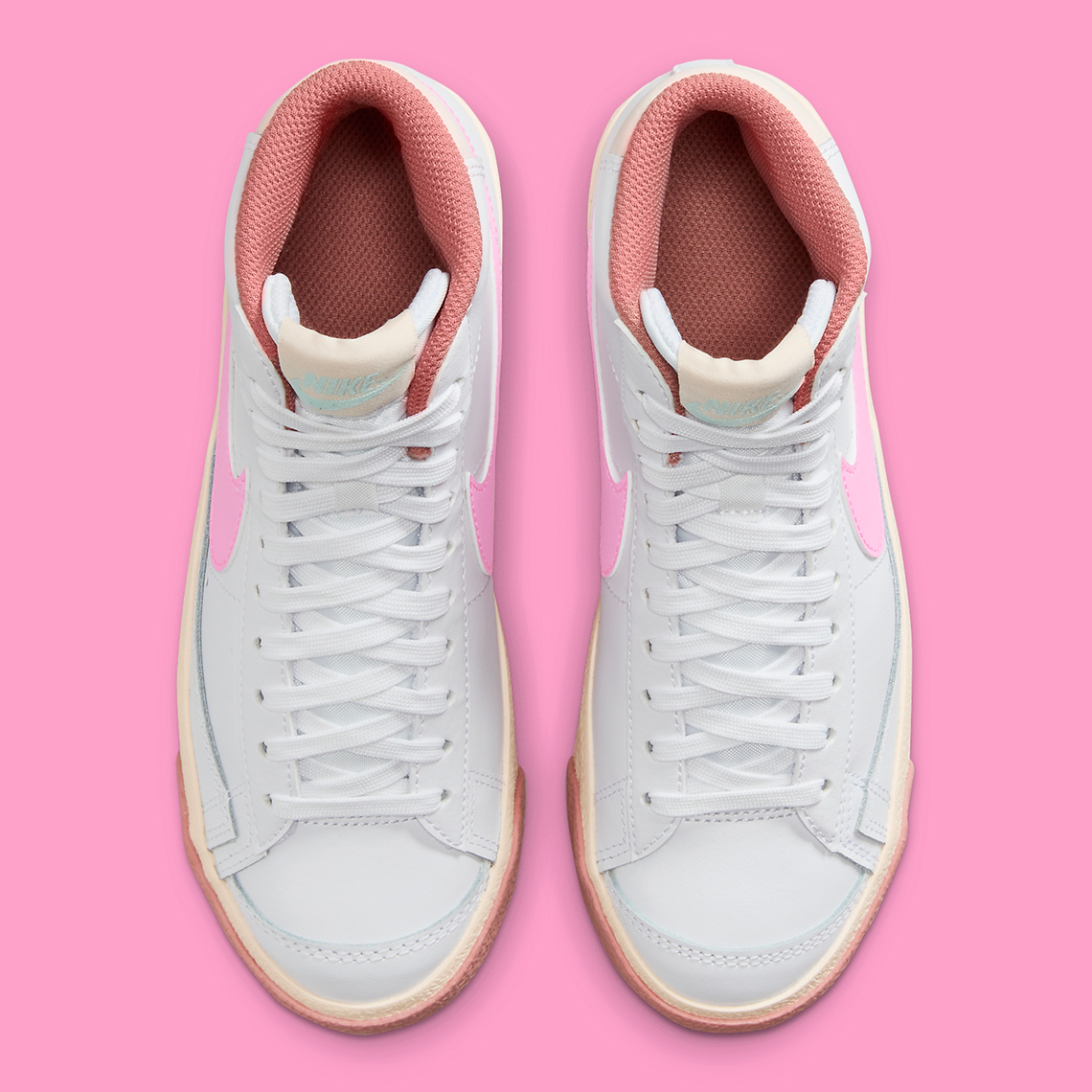 Nike Blazer Mid 77 GS White Pink DZ2900-100 | SneakerNews.com