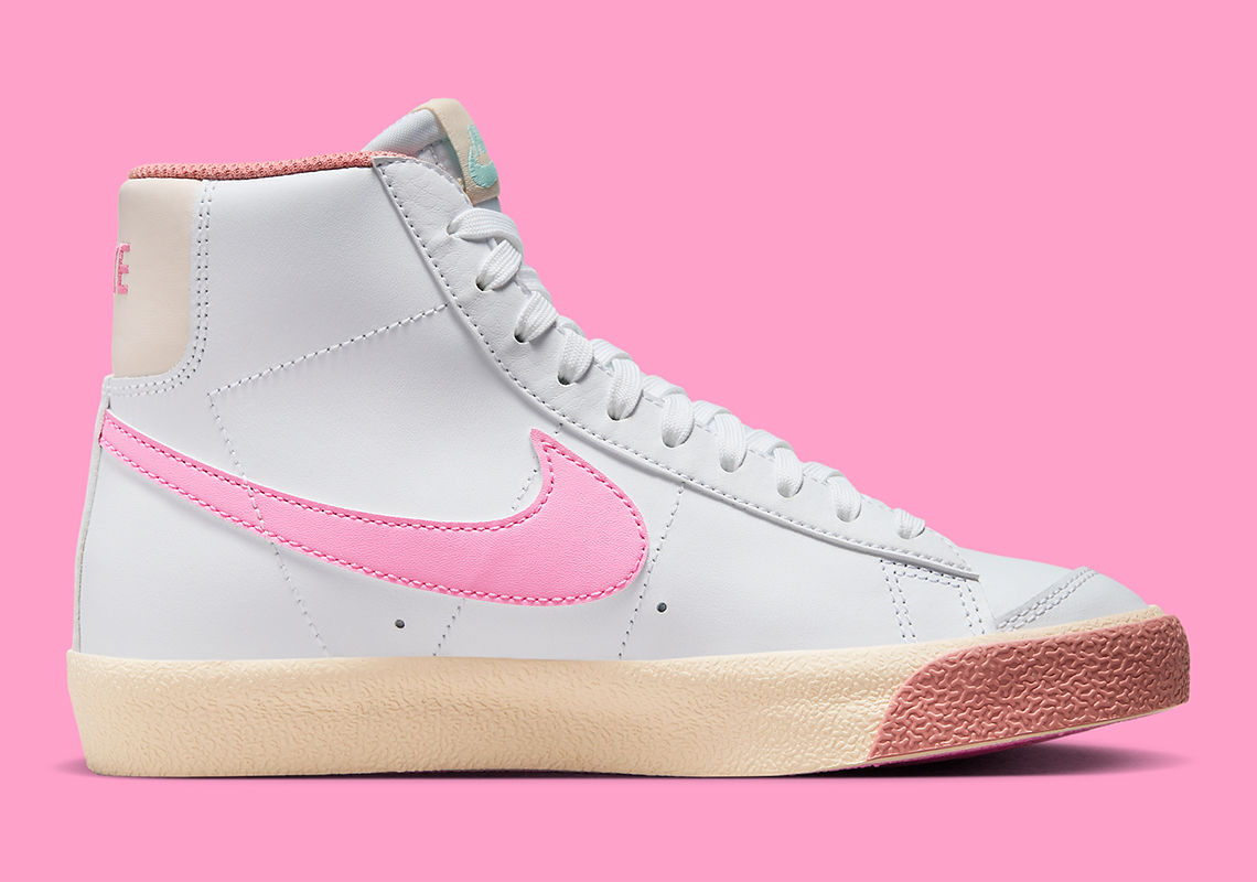 Nike Blazer Mid 77 GS White Pink DZ2900-100 | SneakerNews.com