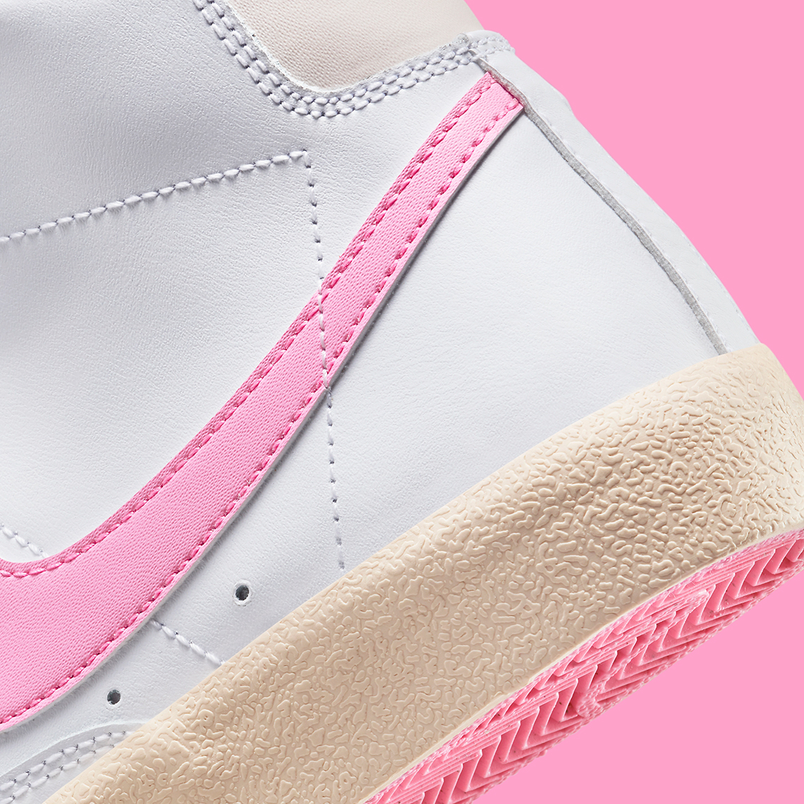 Nike Blazer Mid 77 GS White Pink DZ2900-100 | SneakerNews.com