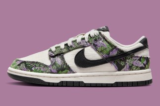 nike dunk low next nature floral tapestry 2