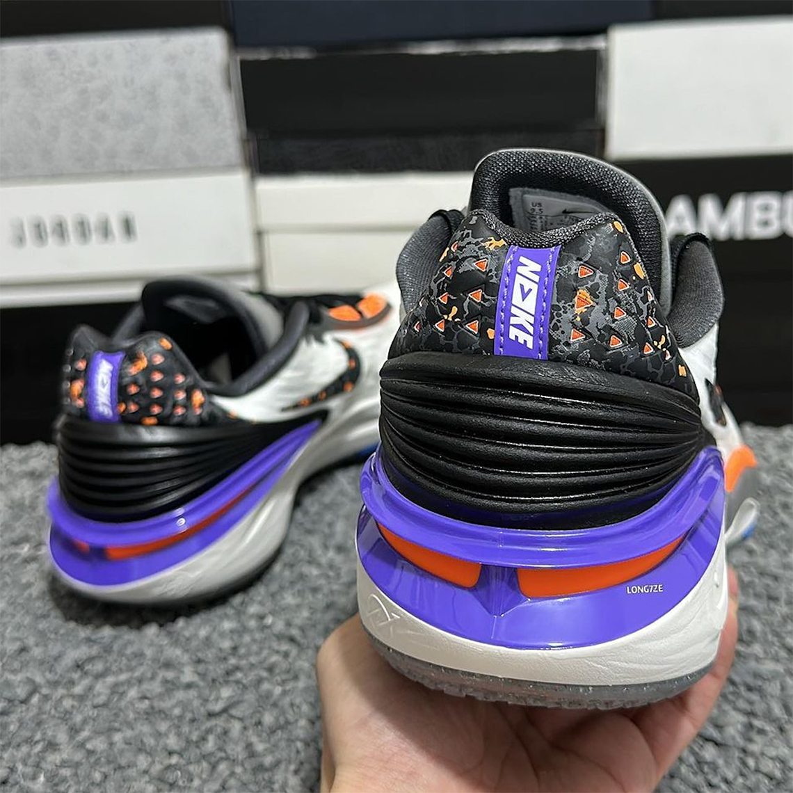 nike zoom gt cut 2 sail purple orange 4