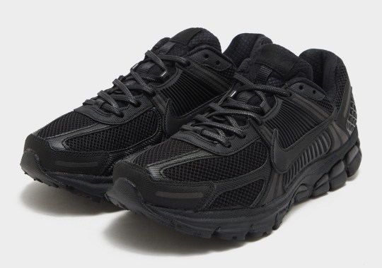 The Nike Zoom Vomero 5 Adds A True "Triple Black" Colorway To Its Catalog