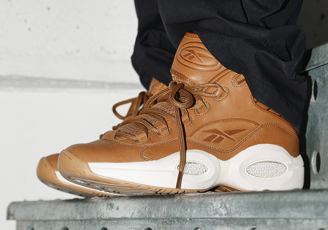 Reebok question deals homme marron