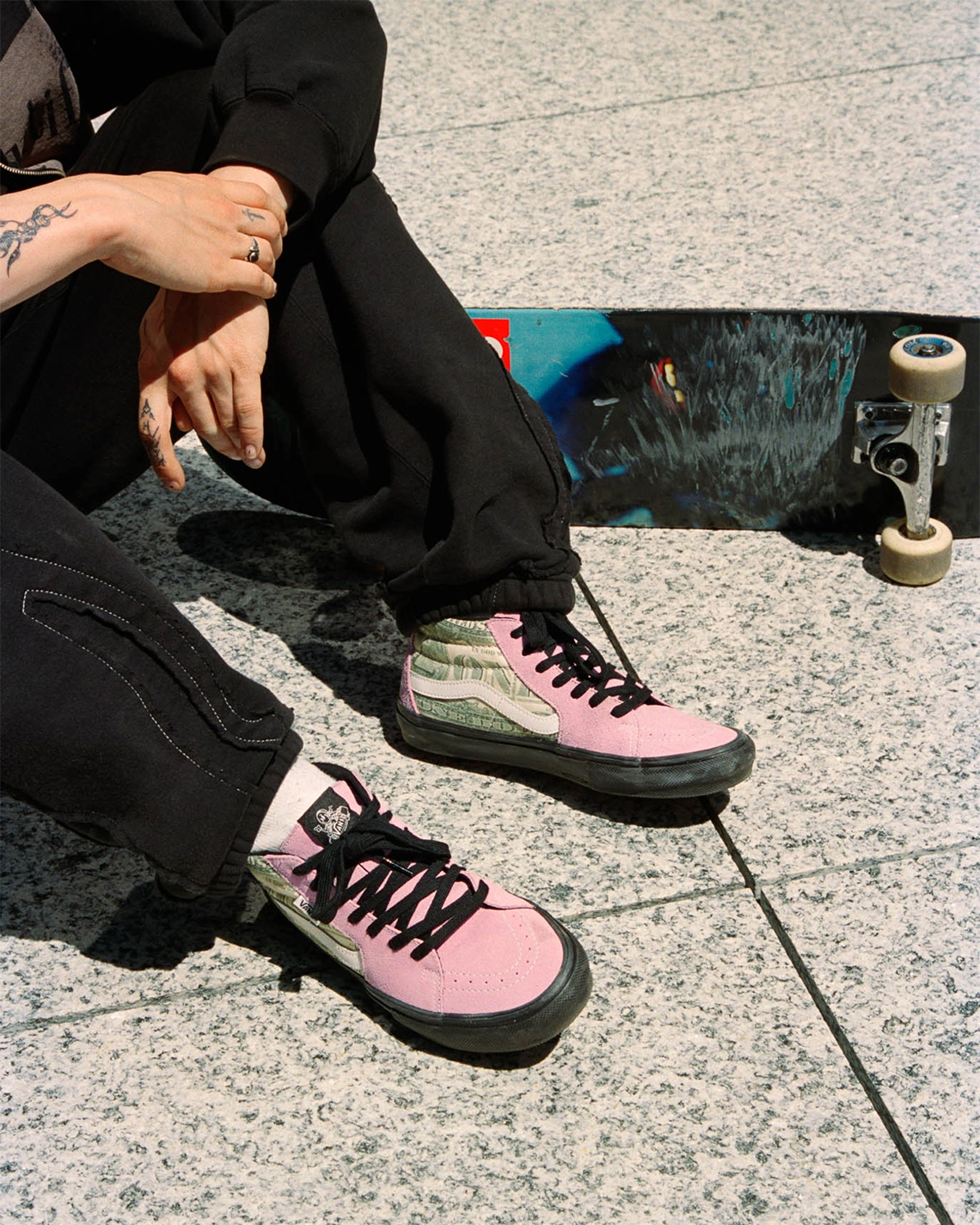 Vans Skate Grosso Mid Supreme Dollar Bill Pink Men's SIZE 11 (Brand New)