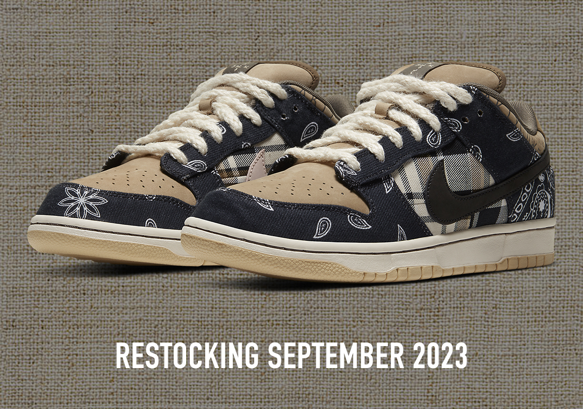 afspejle læder leje Travis Scott x Nike SB Dunk Low September Restock | Sneaker News