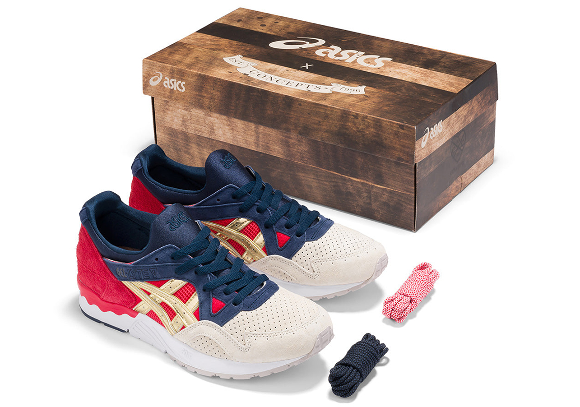 Concepts And ASICS Once Again Nod To The Boston Tea Party With The GEL-LYTE V "Libertea"