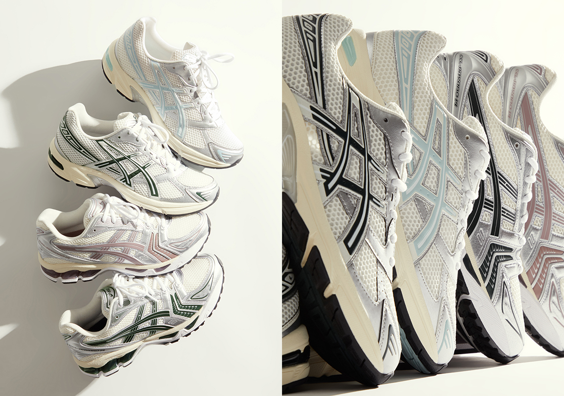 The KITH For ASICS “Vintage Tech 2023” Pack Adds Summer Advantage To The GEL-Kayano 14 And GEL-1130