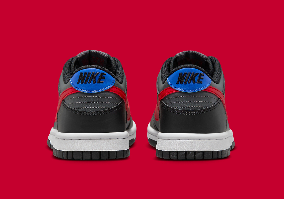 Nike Dunk Low Black Red Blue Fv0373 001 3