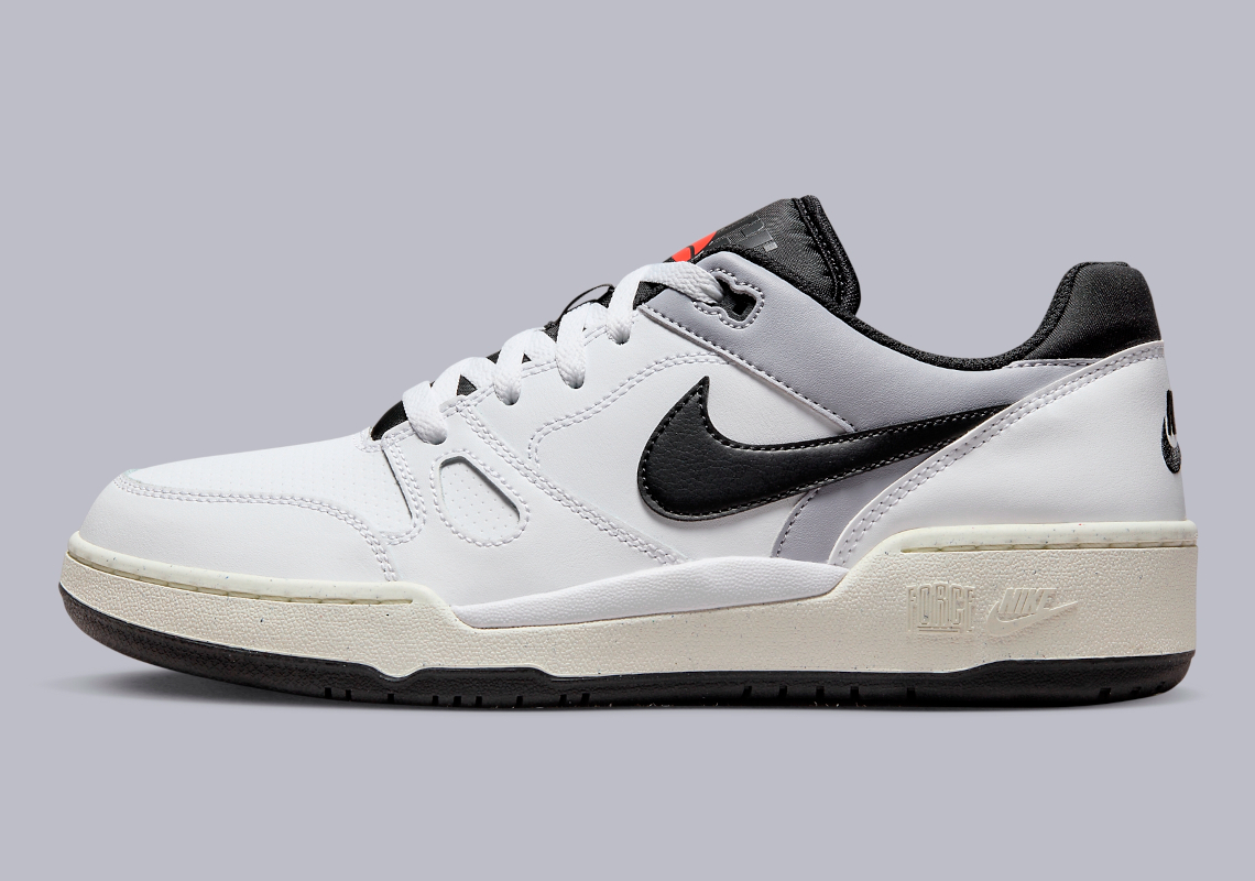 The Nike Full Force Low Appears In Clean "White/Black"