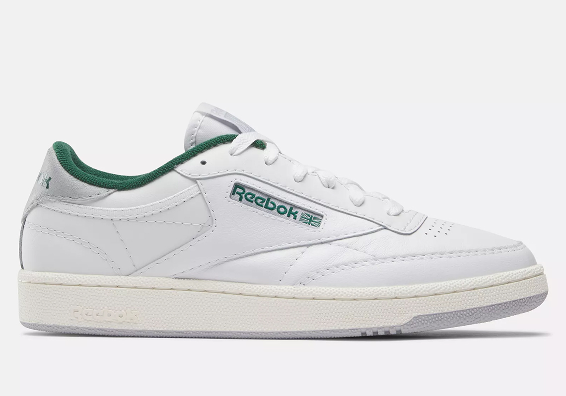 Reebok classic club clearance c 85 chalk green