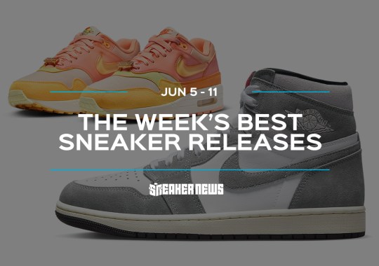 The AJ1 "Washed Black" And Nike Air Max 1 "Puerto Rico" Headline This Week's Releases