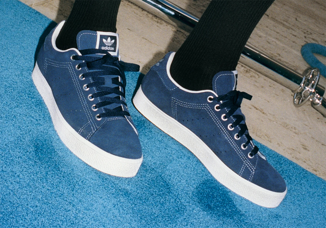 adidas Stan Smith "Dark Blue/Gum" ID2046 | SneakerNews.com