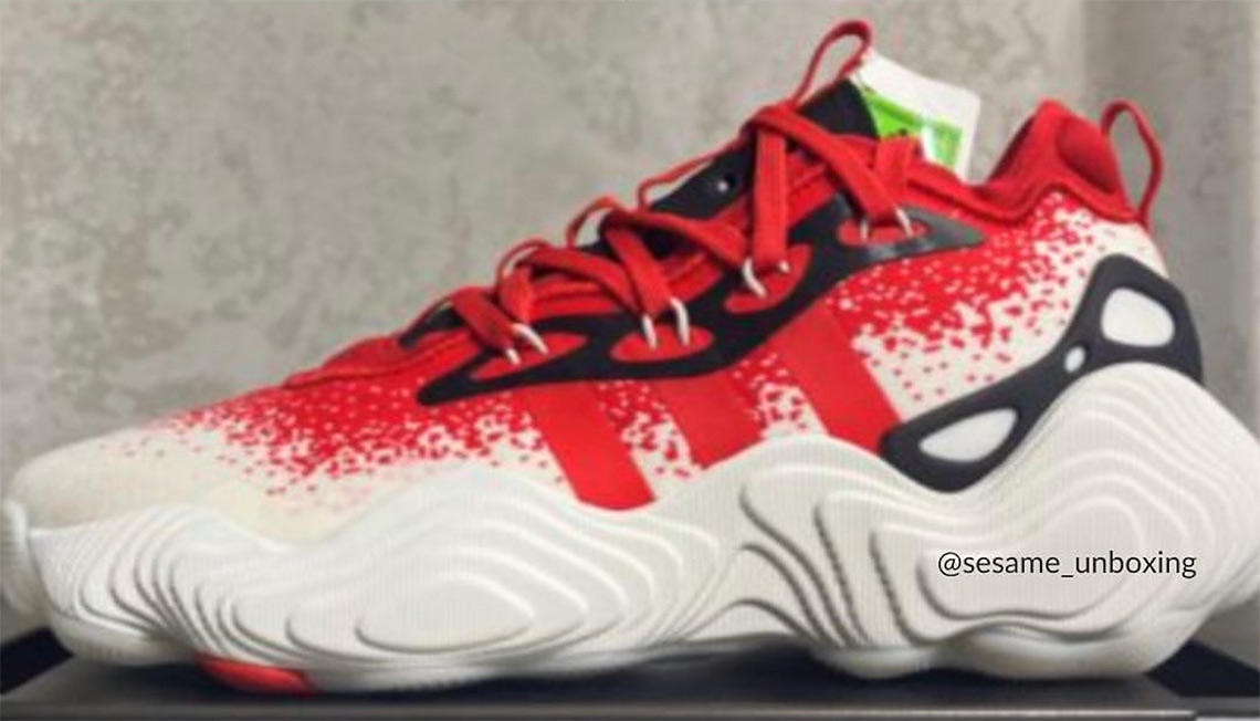 adidas stores Trae Young 3 White Red Black