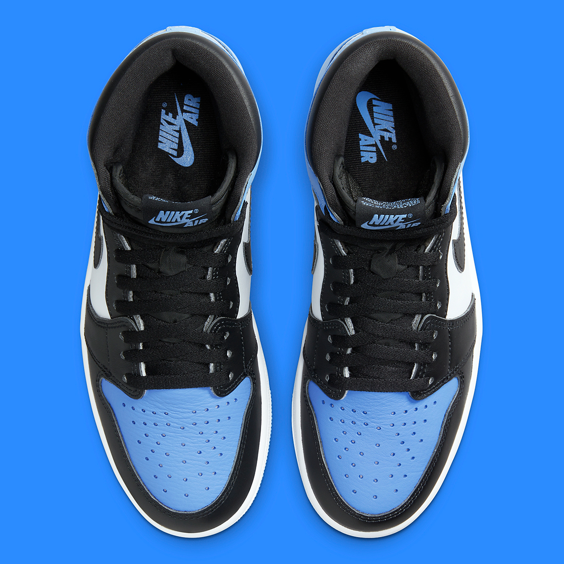 Detailed Look At The Air Jordan 1 High UNC Toe - Sneaker News