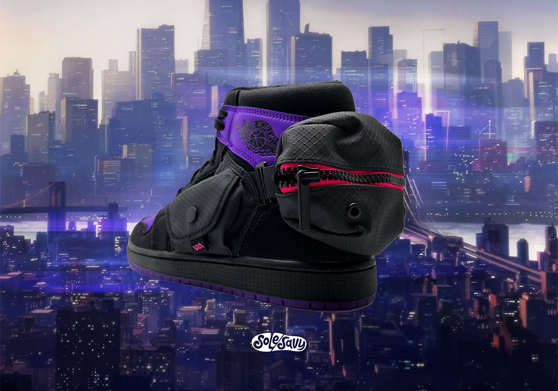 Air Jordan 1 Stash Utility Prowler Spider-Verse | SneakerNews.com