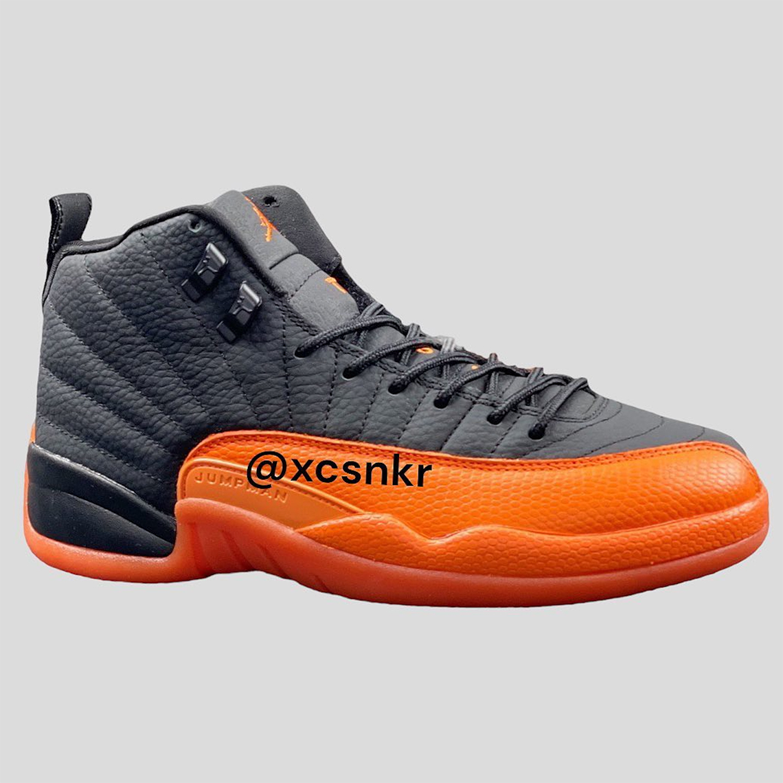 Jordan 12 sale black and orange