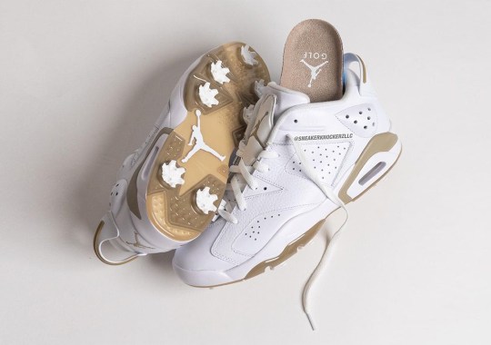 The Air Jordan 6 Low "White/Khaki" Adds Golf-Ready Tooling