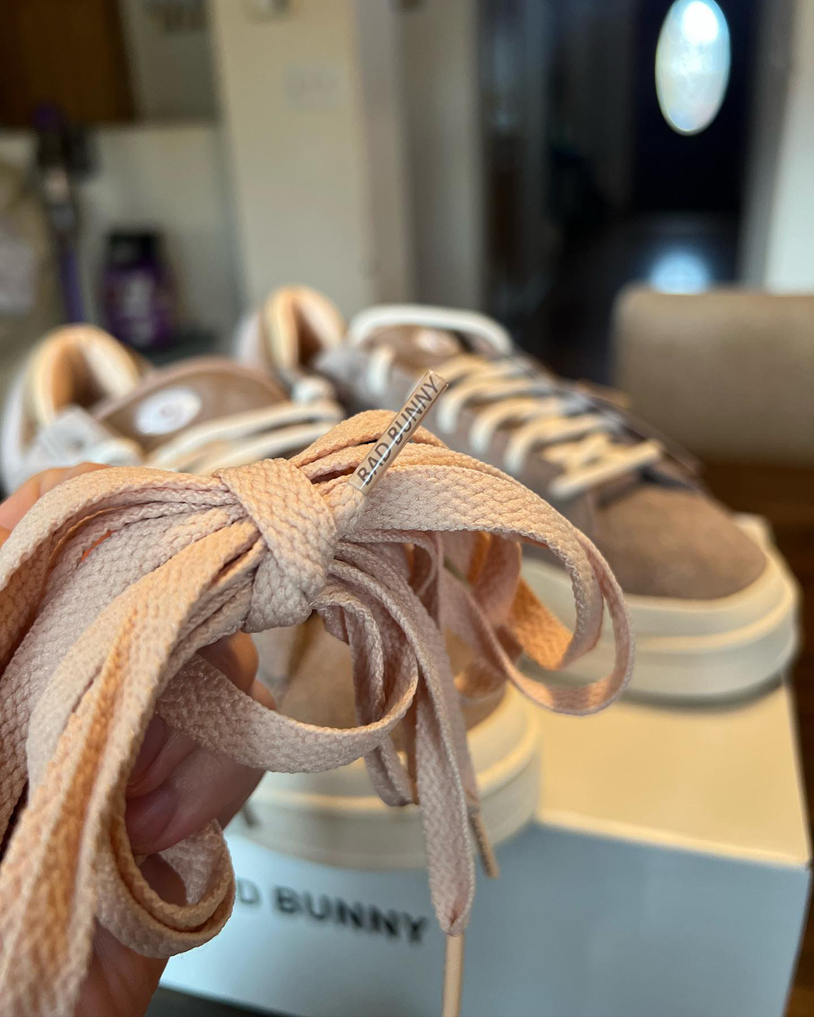 First images of the Bad Bunny x adidas Campus Light Brown - HIGHXTAR.