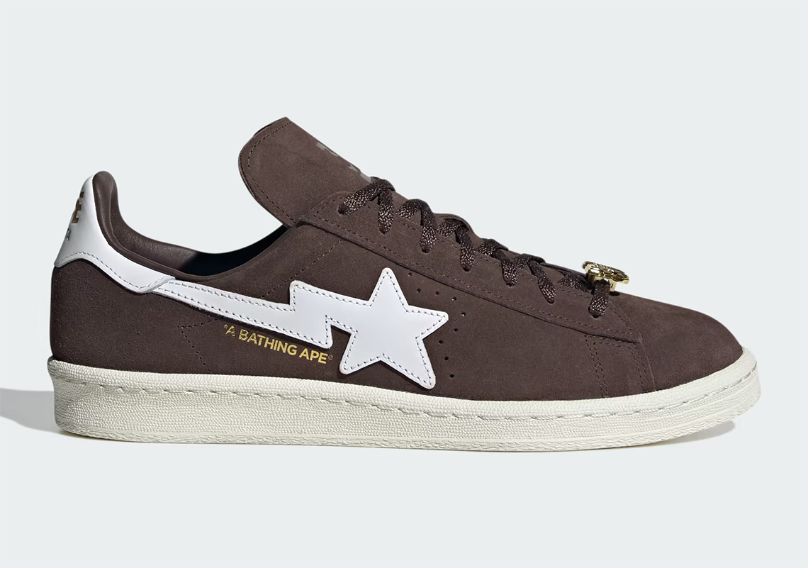 BAPE adidas Campus 80s Brown IF3379 Release Date | SneakerNews.com