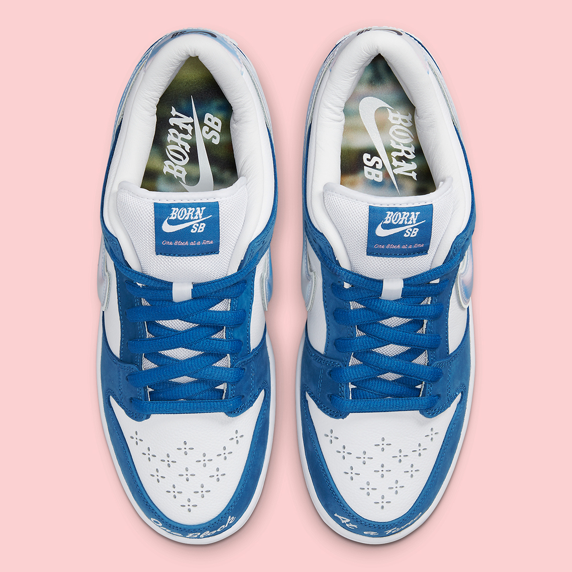 Benzer Shoes  Nike SB Dunk Low Born X Raised with Extra laces inside