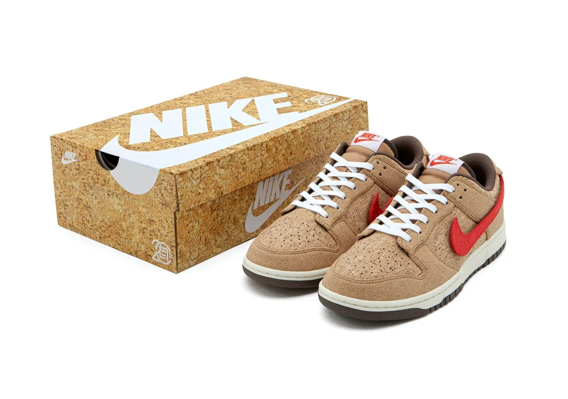 CLOT x Nike Cork Dunk Low FN0317-121 Release Date | SneakerNews.com