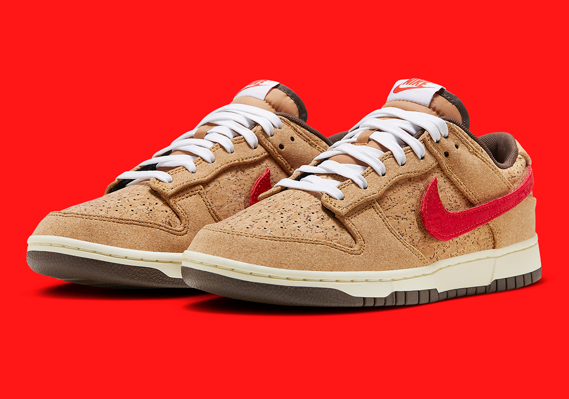 CLOT x Nike Cork Dunk Low FN0317 121 Release Date SneakerNews