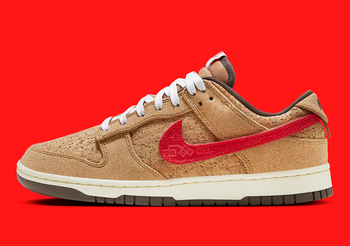 CLOT x Nike Cork Dunk Low FN0317-121 Release Date | SneakerNews.com