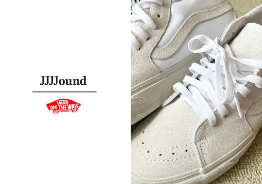 JJJJound Covers The Vans Sk8-Mid And Slip-On In Shades Of White For Summer 2023