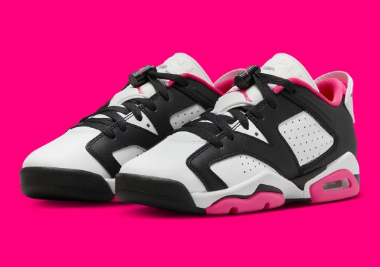 The Air Jordan 6 Low GS Flaunts Hits Of “Fierce Pink”