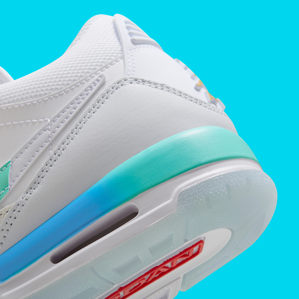 Nike has officially unveiled the Air Jordan XXXV Gs White Aqua Red Fn8896 131 4