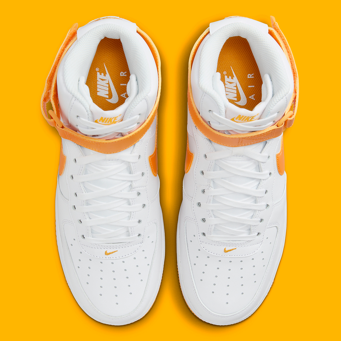 Nike air force high on sale yellow