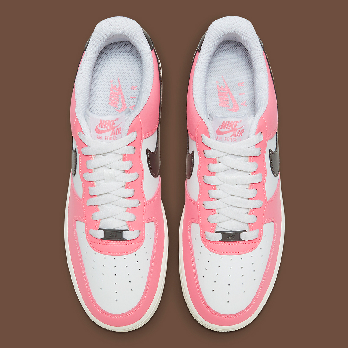 Nike Air Force 1 Low Pink Brown Fq6850 621 2