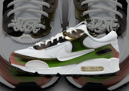 Nike Applies Eye-Catching Iridescent Touches To The Air Max 90 Futura