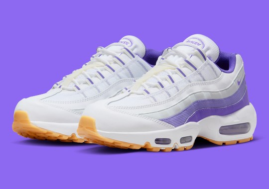 Nike Adds Light Purple Accents To The Air Max 95