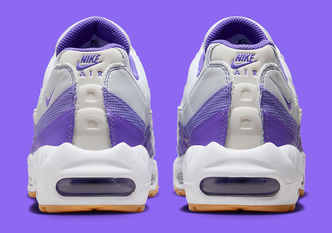 Nike Air Max 95 White Purple Gum Dm0011 101 2