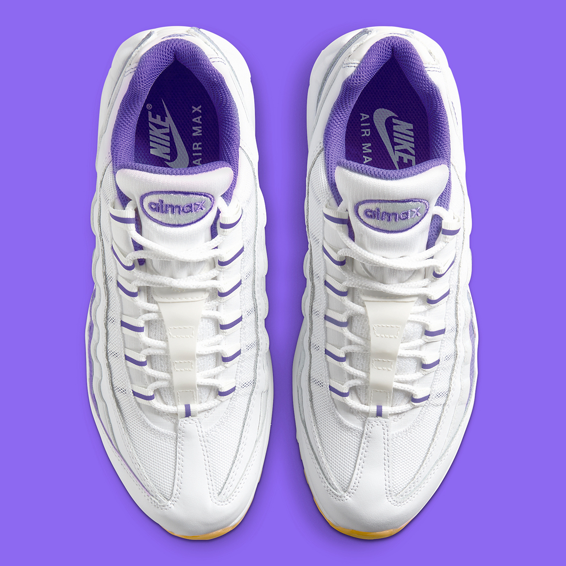Nike Air Max 95 White Purple Gum Dm0011 101 8