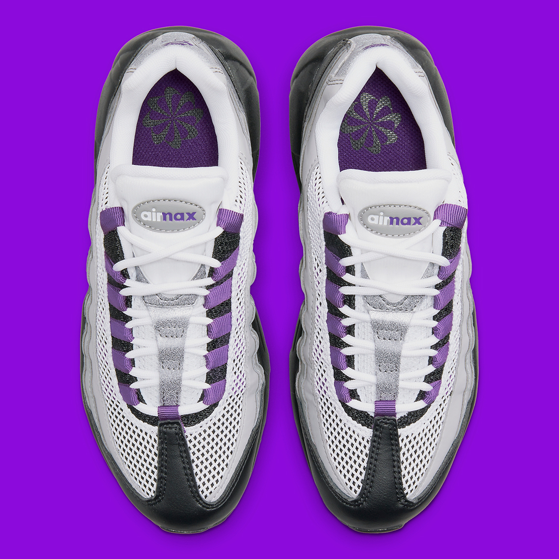 Nike Air Max 95 Womens Black Purple Dh8015 003 2