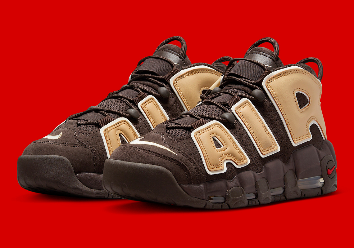 The Nike Air More Uptempo Prepares For Fall In "Baroque Brown" And "Sesame"