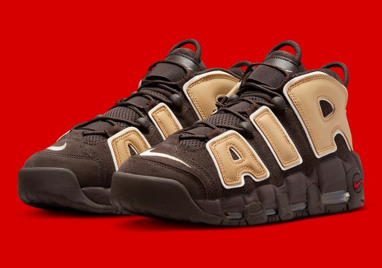 The Nike Air More Uptempo Prepares For Fall In “Baroque Brown” And “Sesame”