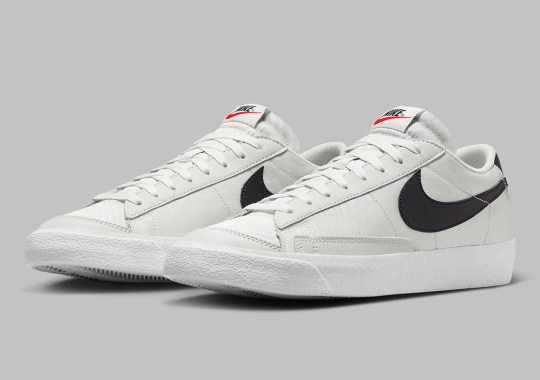 The Nike Blazer Low ’77 Undergoes A Greyscale Canvas Update