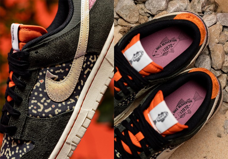 Nike Dunk Low Retro Rainbow Trout FN7523-300 Men’s Sneakers - Size 9 Nike Dunk Low SE Gone Fishing  main image 3