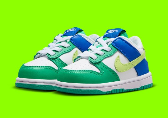 Nike Preps Its Green And Blue Dunk Low For Toddlers