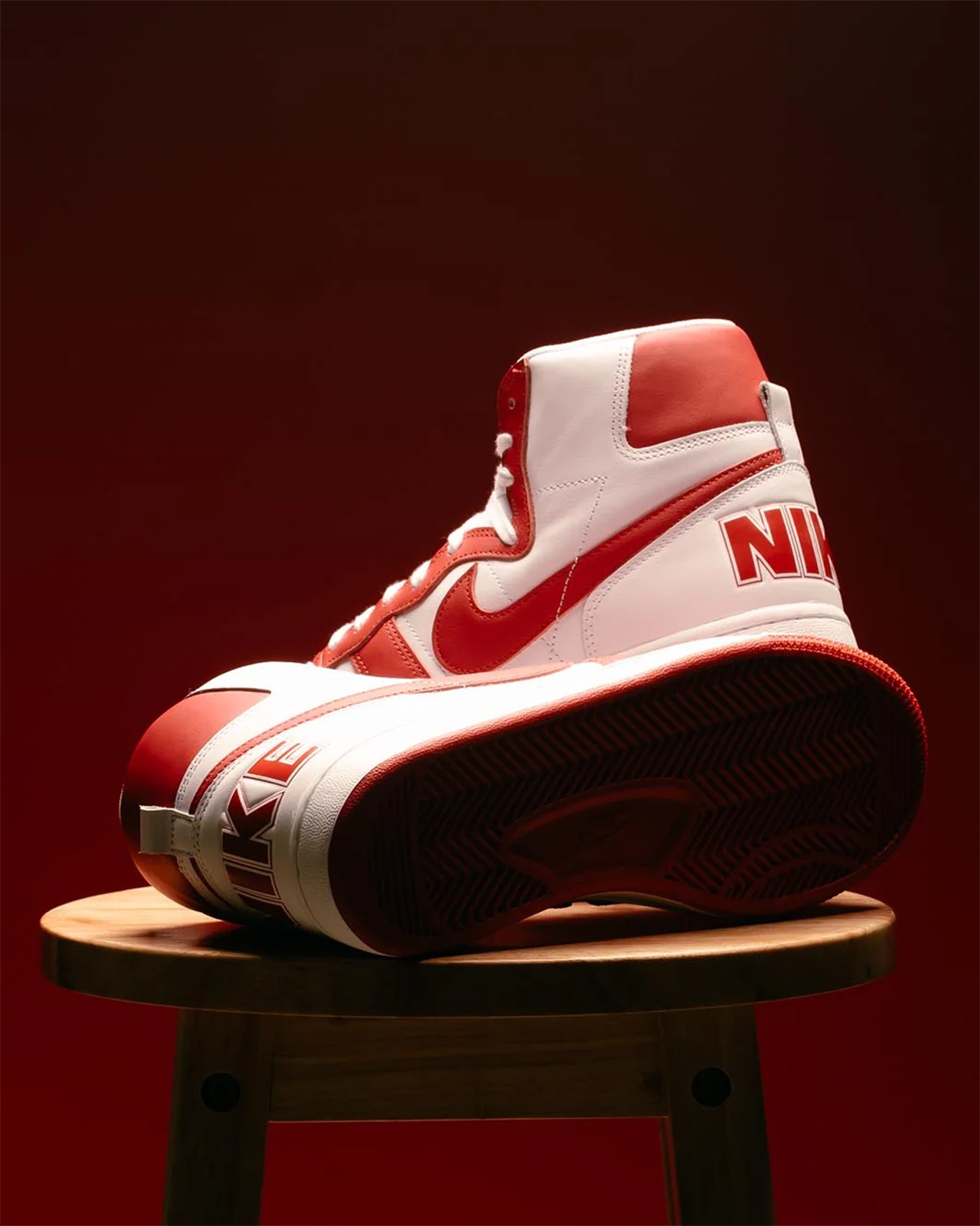 Nike Terminator High White University Red Fj4454 100 Store List 5