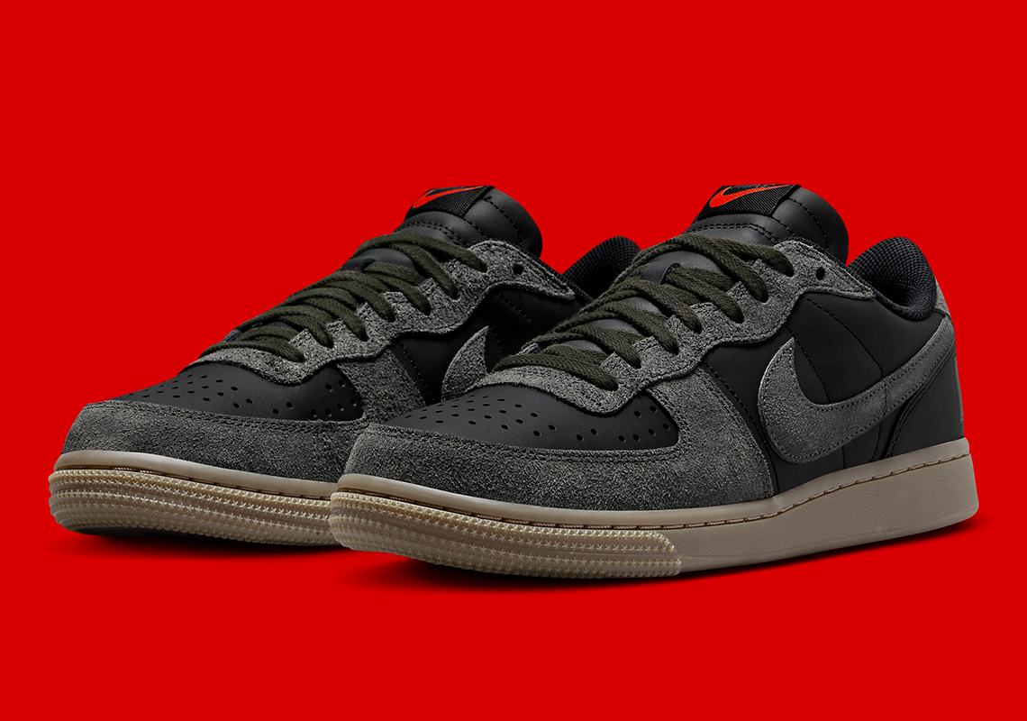 Faded Suede And Dark Gum Bottoms Share This Nike Terminator Low