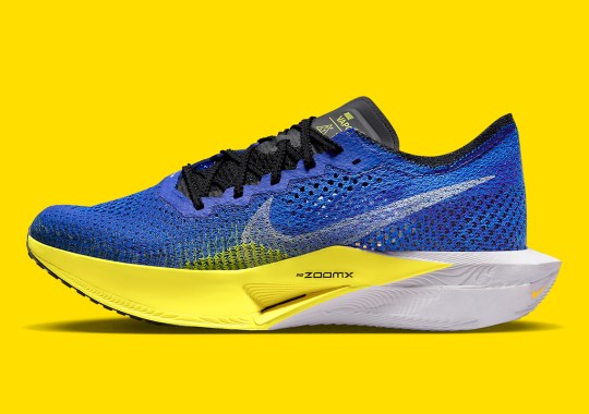 The Nike ZoomX Vaporfly 3 Cools Down In Royal Blue And Yellow