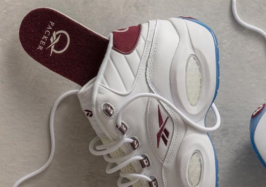 Packer Teases A Reebok Question Collaboration With Burgundy Detailing