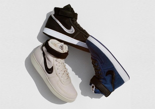 The Stussy x nike pants Vandal High Will Be Available In Three Colorways On June 9th