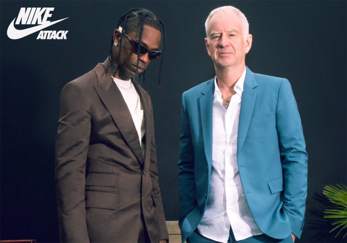 Travis Scott And John McEnroe Join Forces To Reintroduce The nike dunk high sb cali black and yellow gold dress